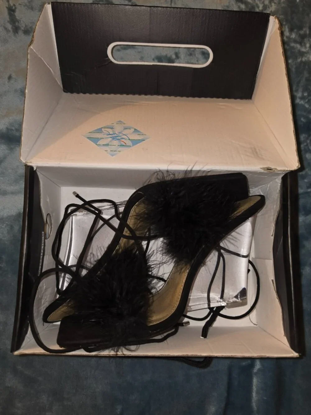 As If Square Toe Wedges - Black - Picture 4 of 8